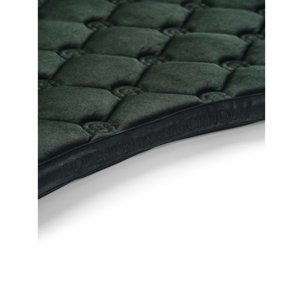 Equestrian Stockholm Zadeldekje Velvet Dressuur Sycamore Green