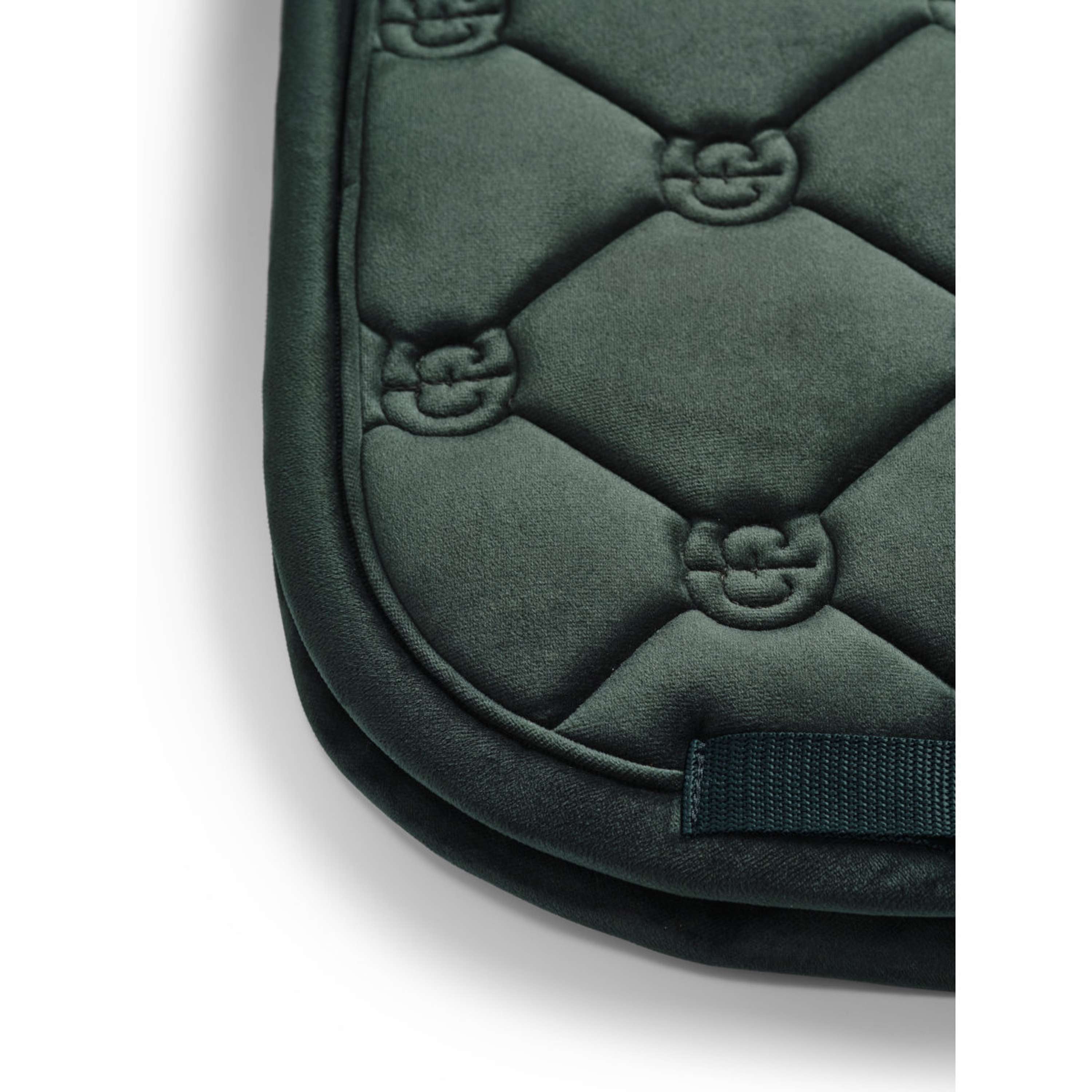 Equestrian Stockholm Zadeldekje Velvet Dressuur Sycamore Green