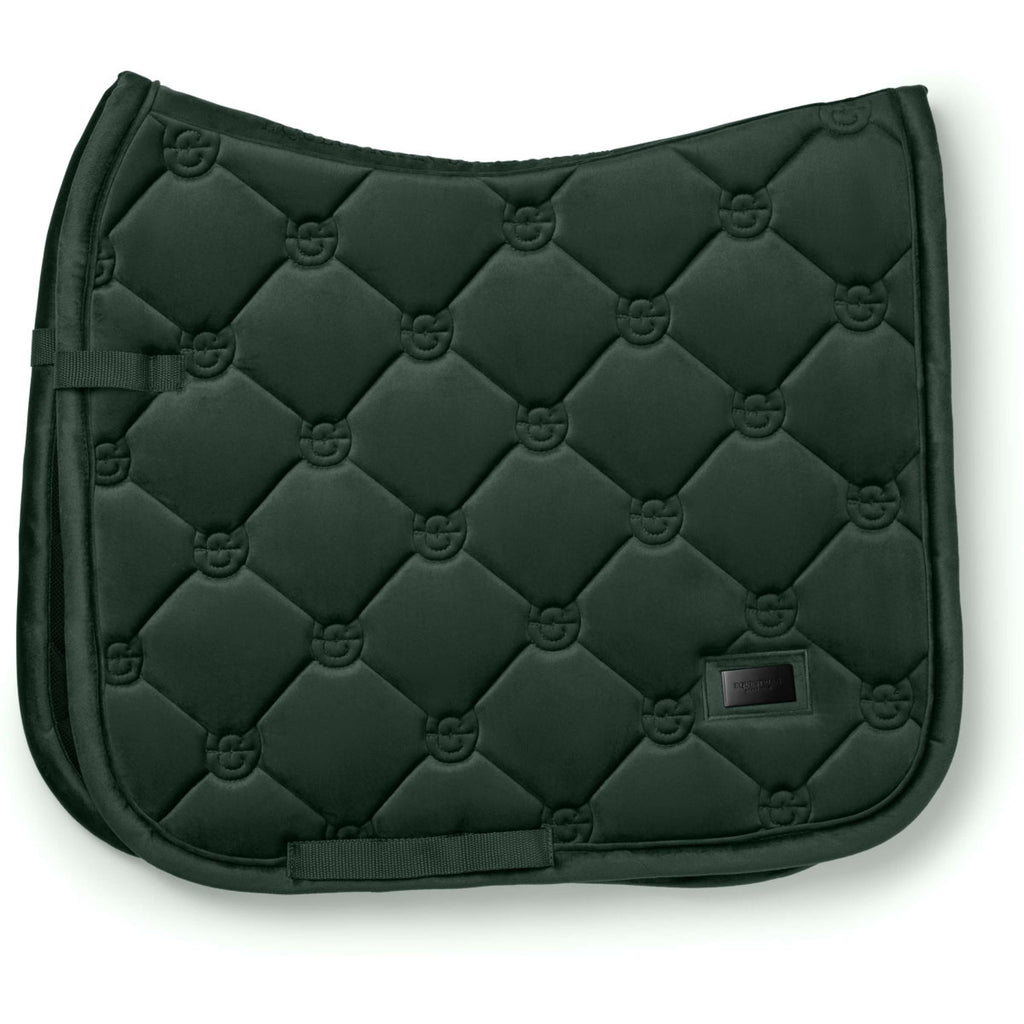 Equestrian Stockholm Zadeldekje Velvet Dressuur Sycamore Green