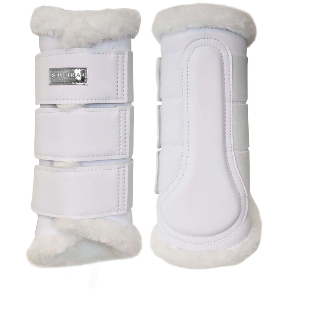 Equestrian Stockholm Beenbeschermers White Silver