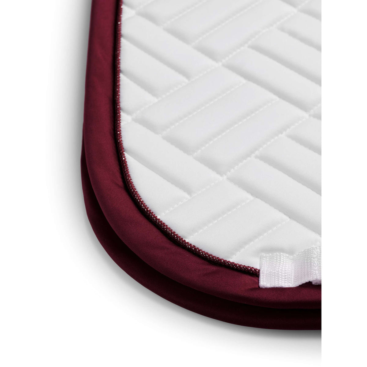 Equestrian Stockholm Zadeldekje Modern Dressuur Wit/Merlot