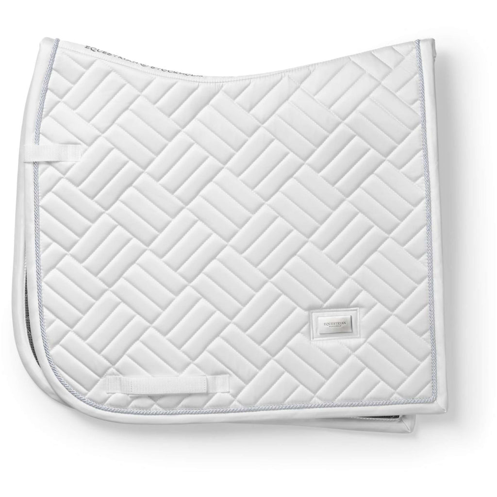 Equestrian Stockholm Zadeldekje Modern Dressuur White Silver