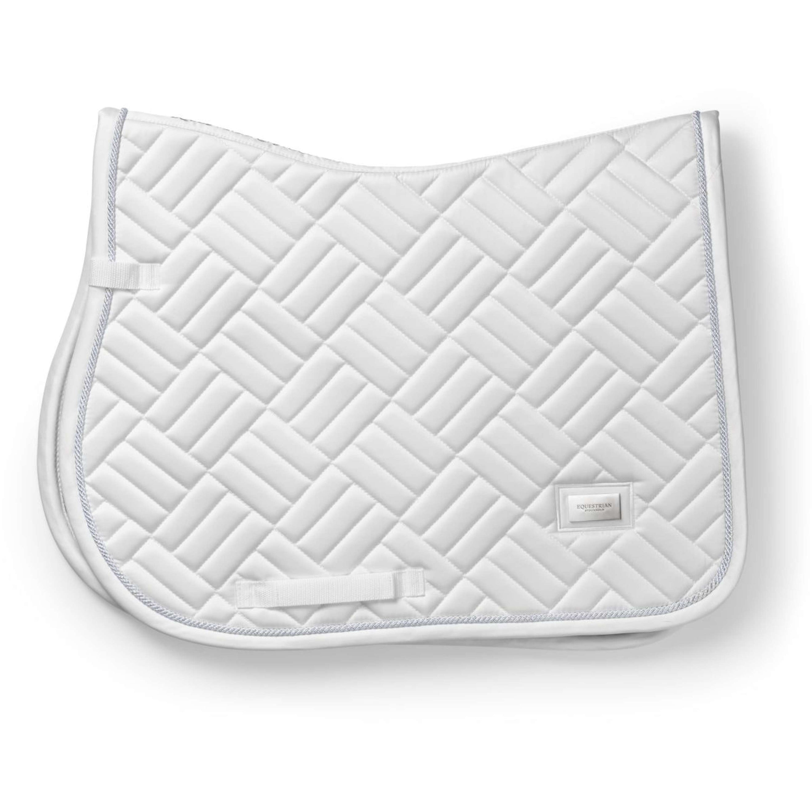 Equestrian Stockholm Zadeldekje Modern Springen White Silver