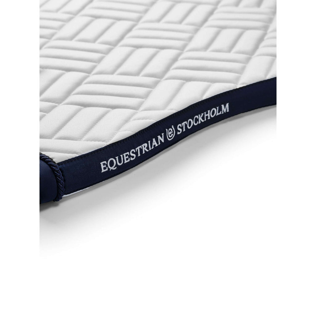 Equestrian Stockholm Zadeldekje Modern Springen Wit/Navy