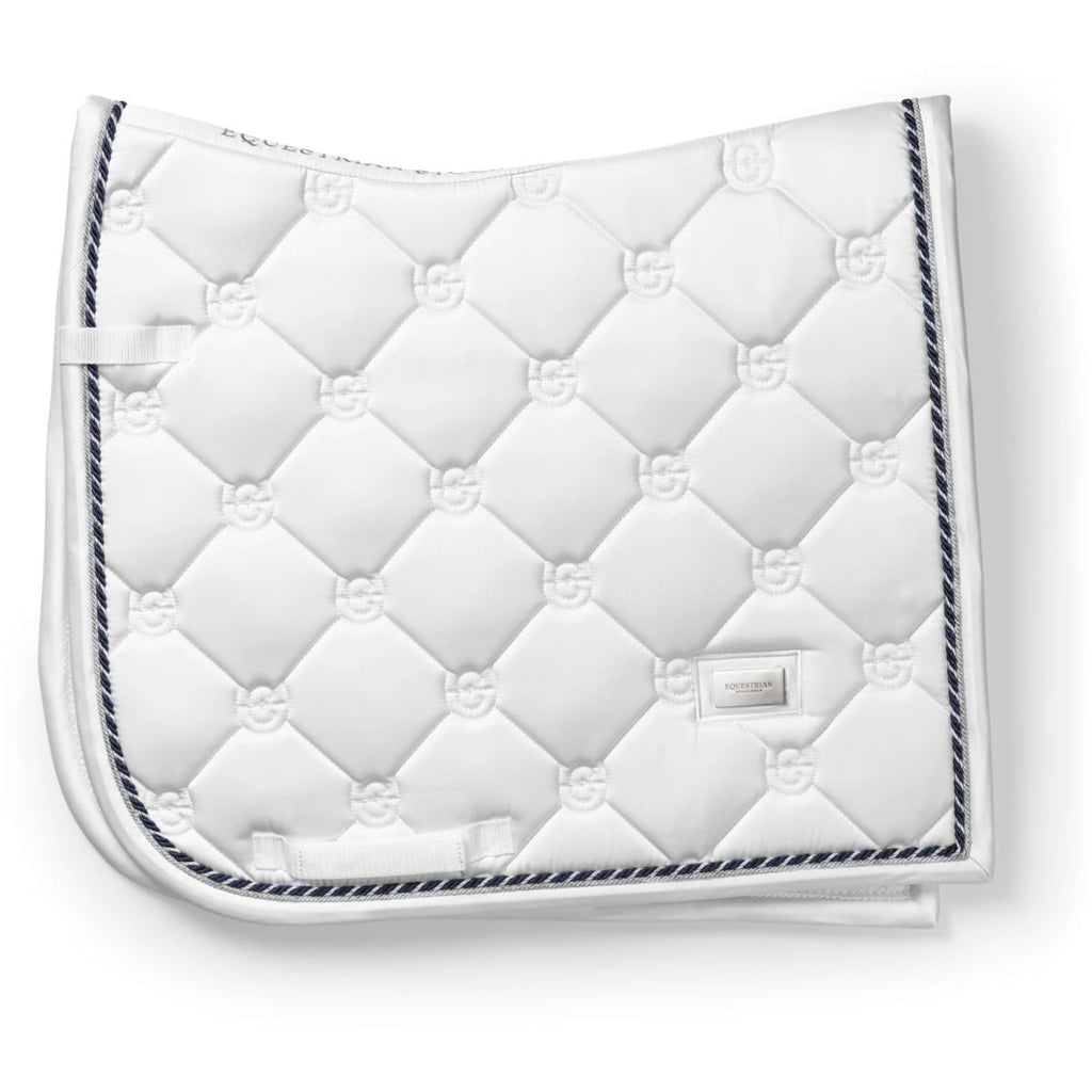 Equestrian Stockholm Zadeldekje Dressuur White Silver