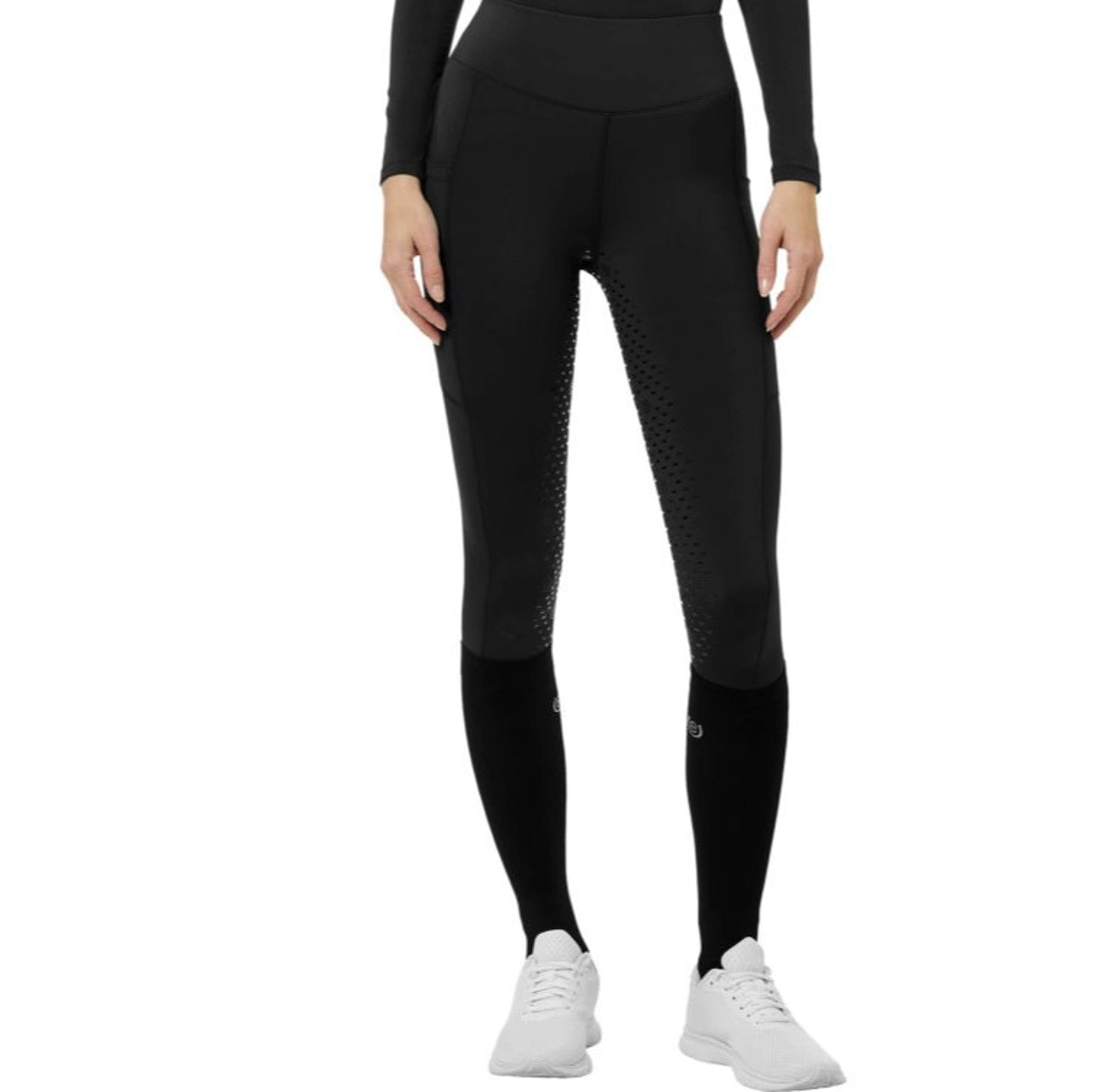 Equestrian Stockholm Winter Rijlegging Movement Full Grip Zwart