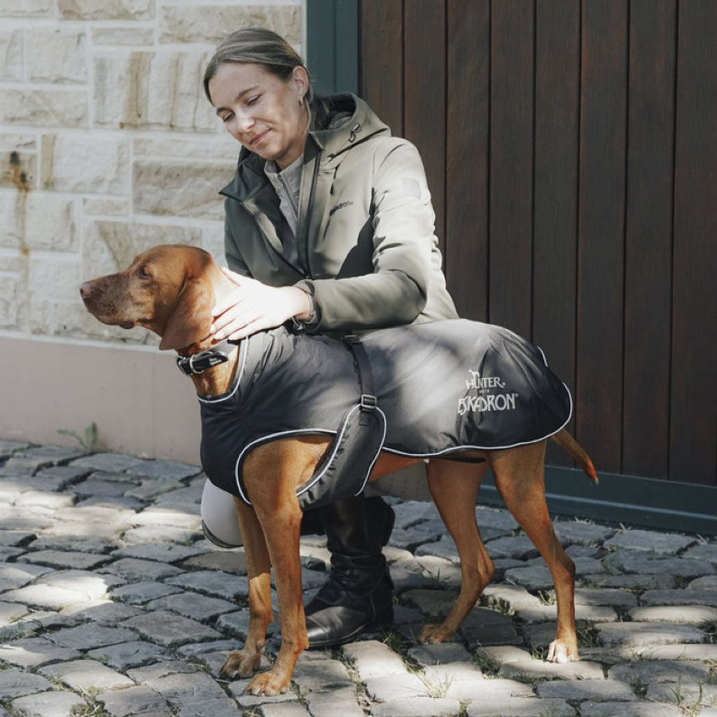 Hunter x Eskadron Honden Winterjas Vario Zwart