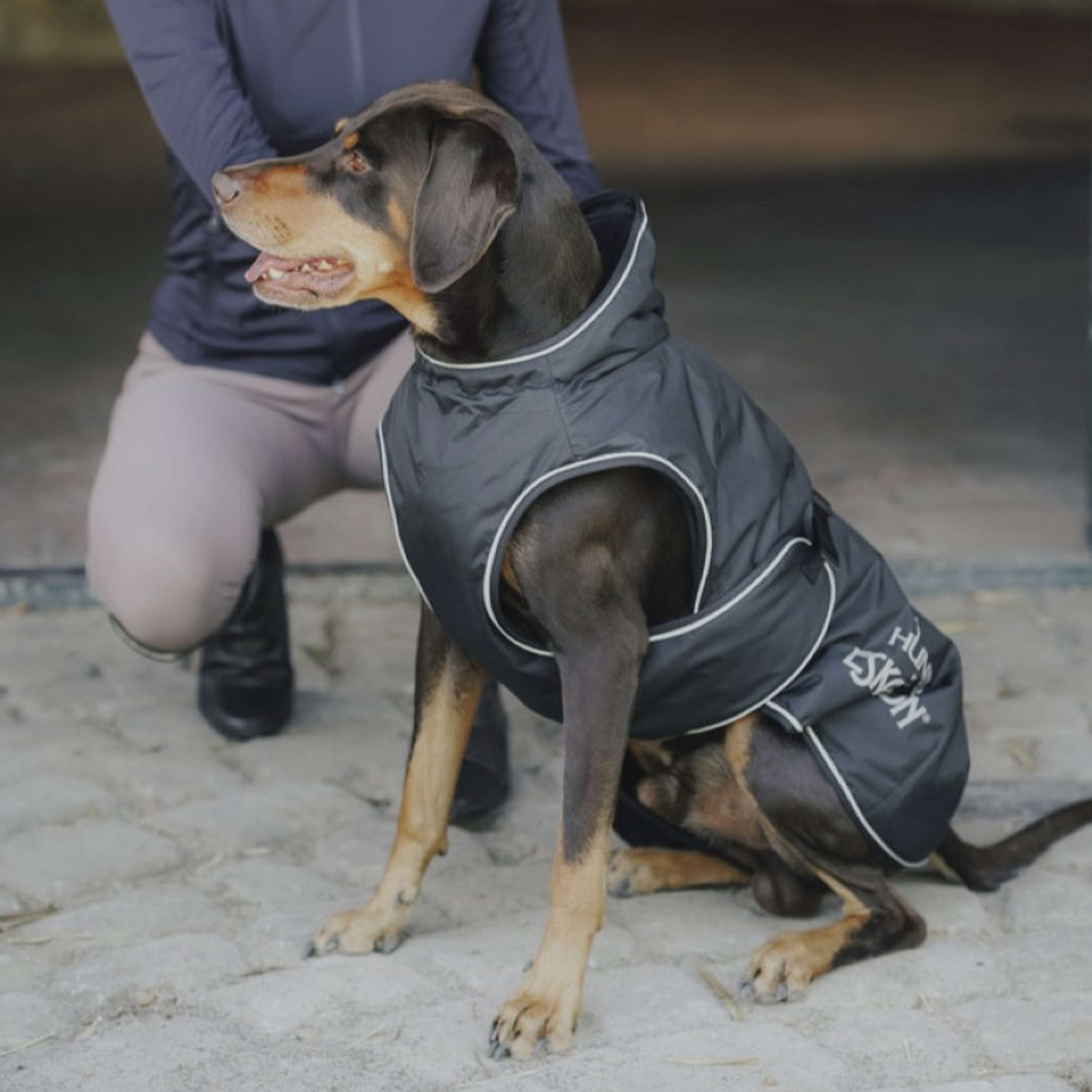 Hunter x Eskadron Honden Winterjas Vario Zwart
