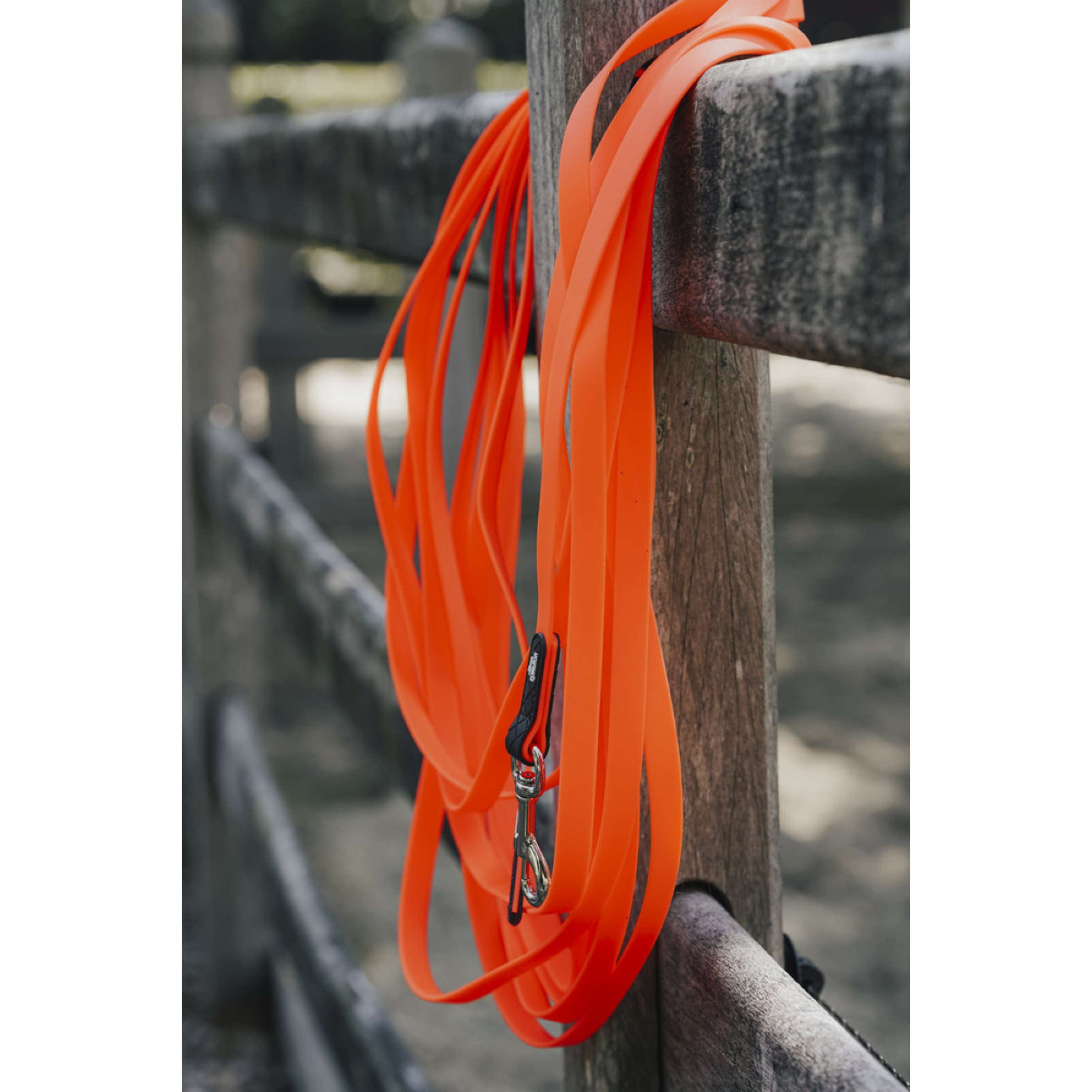 Hunter x Eskadron Hondenriem Spark Tracking Neon Oranje