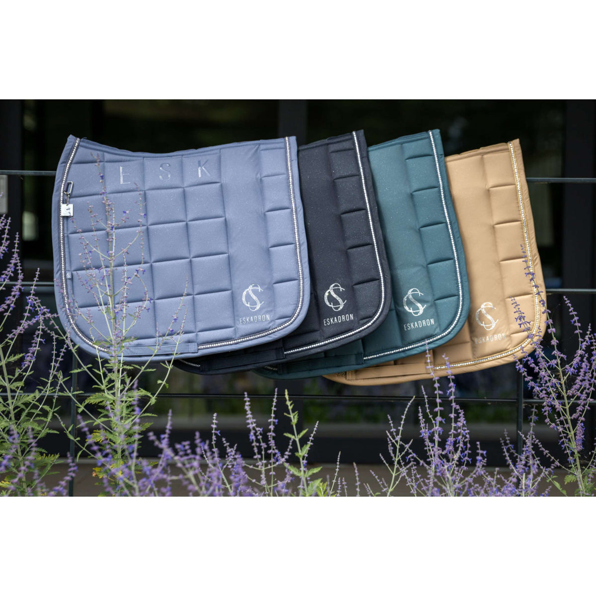 Eskadron Zadeldekje Classic Sports Big Square Sparkle Dressuur Navy