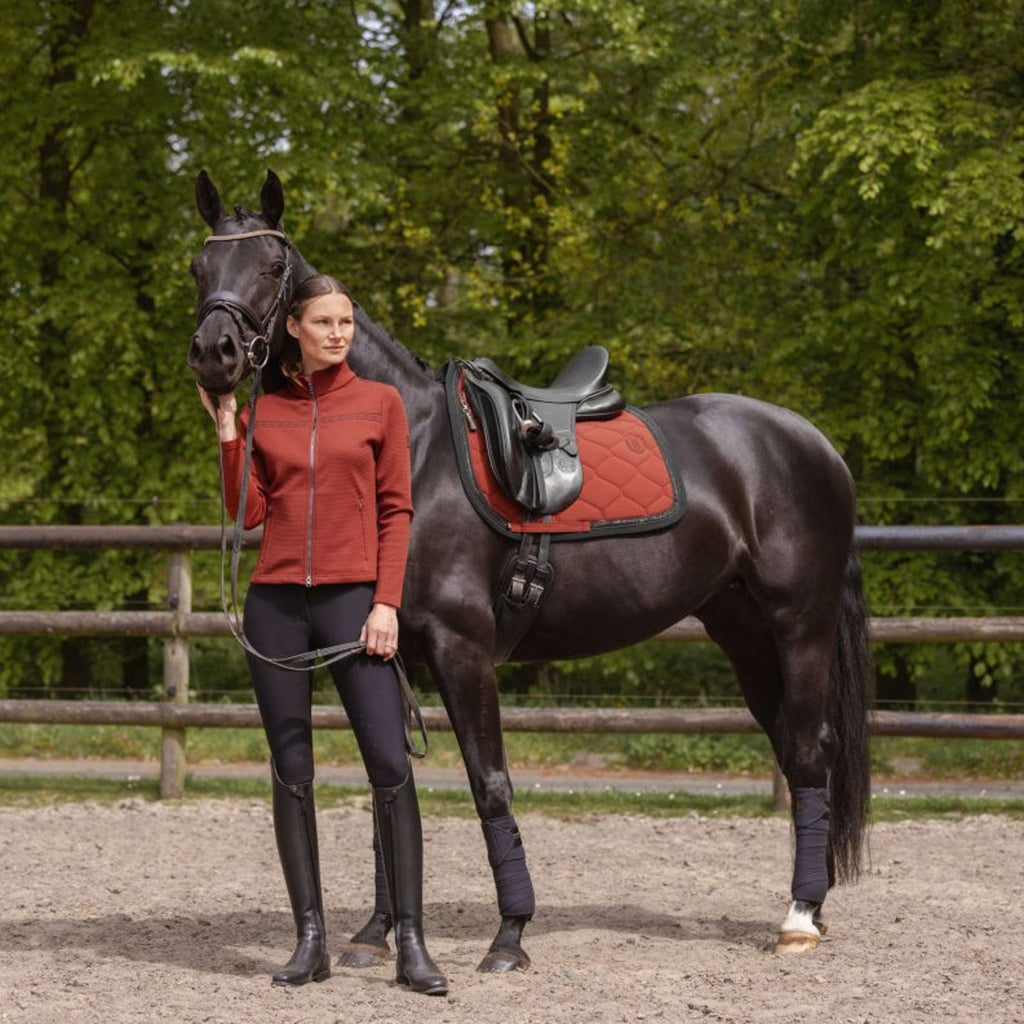 Eskadron Zadeldekje Heritage Softshell Contrast Dressuur Merlot