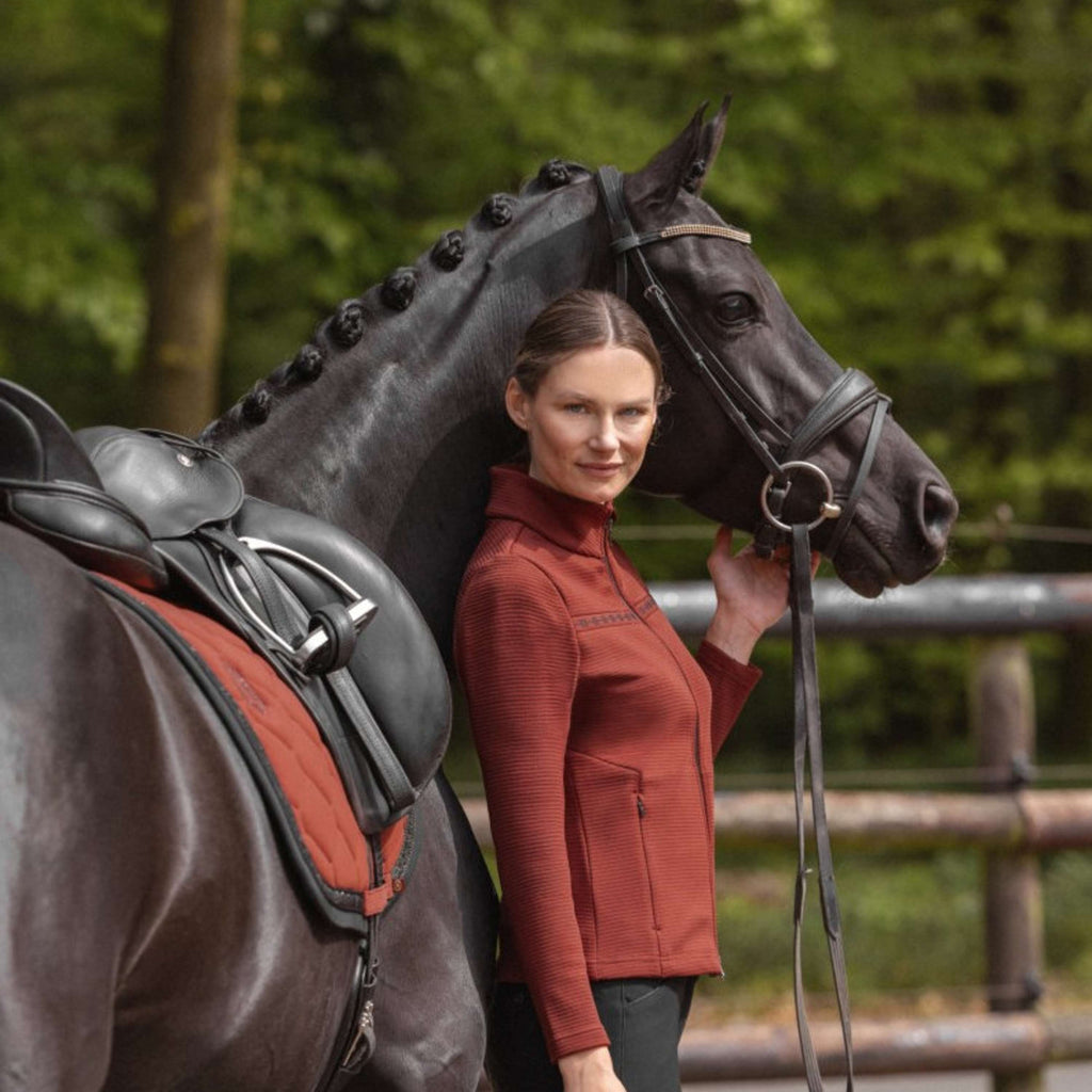 Eskadron Zadeldekje Heritage Softshell Contrast Veelzijdigheid Merlot
