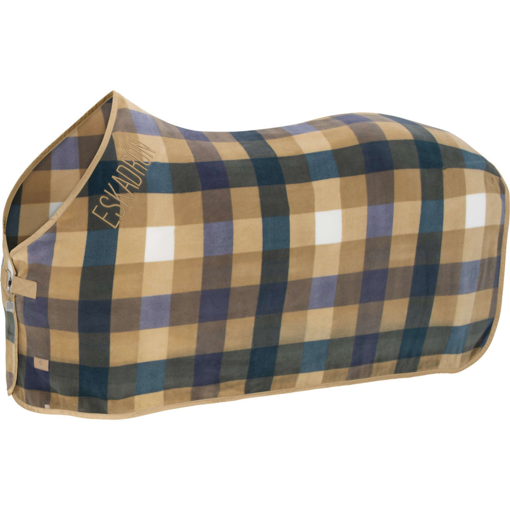 Eskadron Fleecedeken Classic Sports met Ruitpatroon Sierra/Orchid/Ocean/White