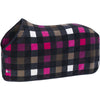 Eskadron Fleecedeken Dynamics Check Navy/White/Powdertaupe/Lipstick