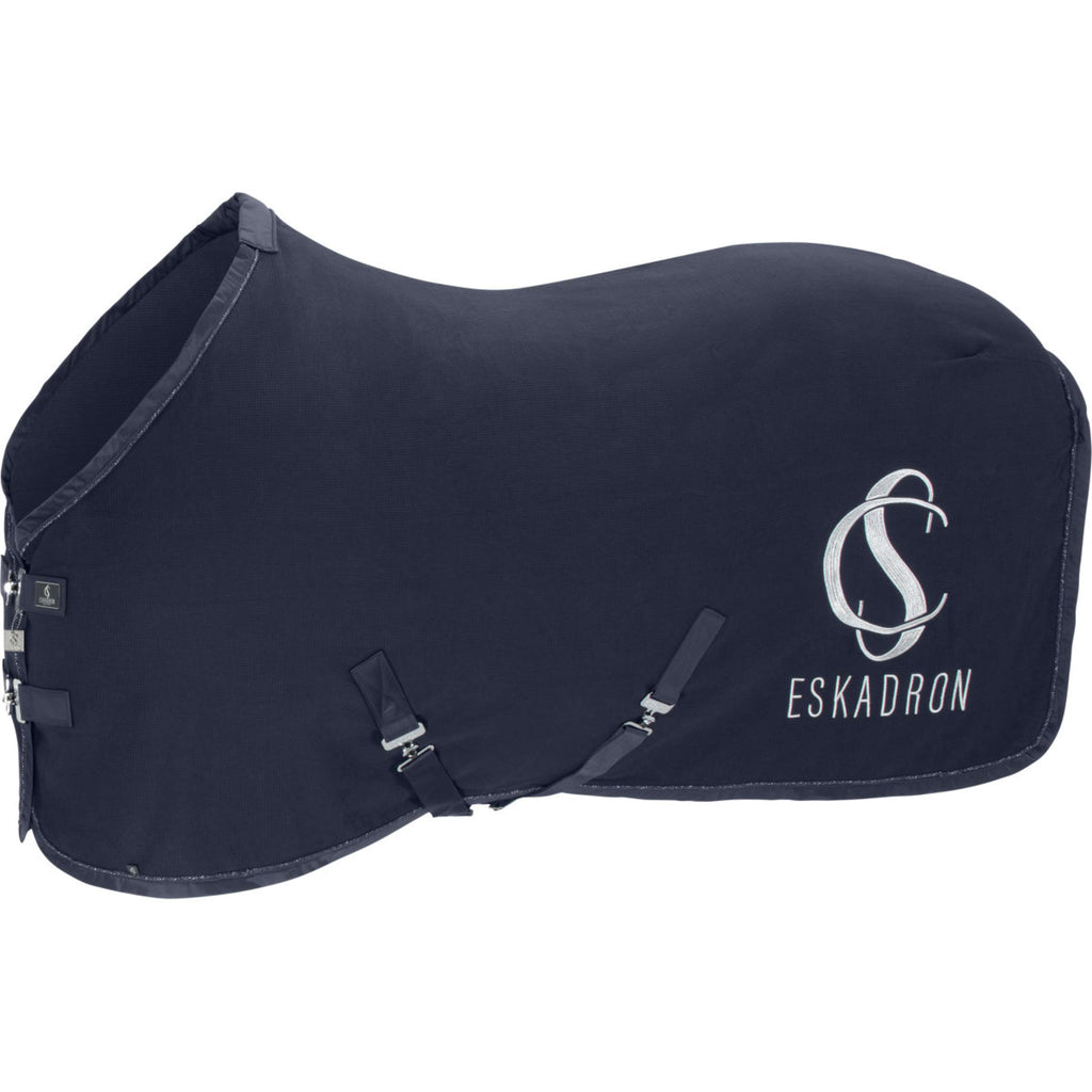 Eskadron Fleecedeken Classic Sports Wafelkatoen Navy