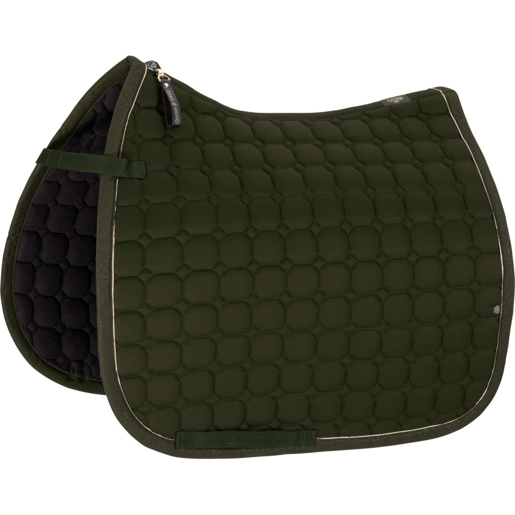 Eskadron Zadeldekje Heritage Cotton Dressuur Deep Moss