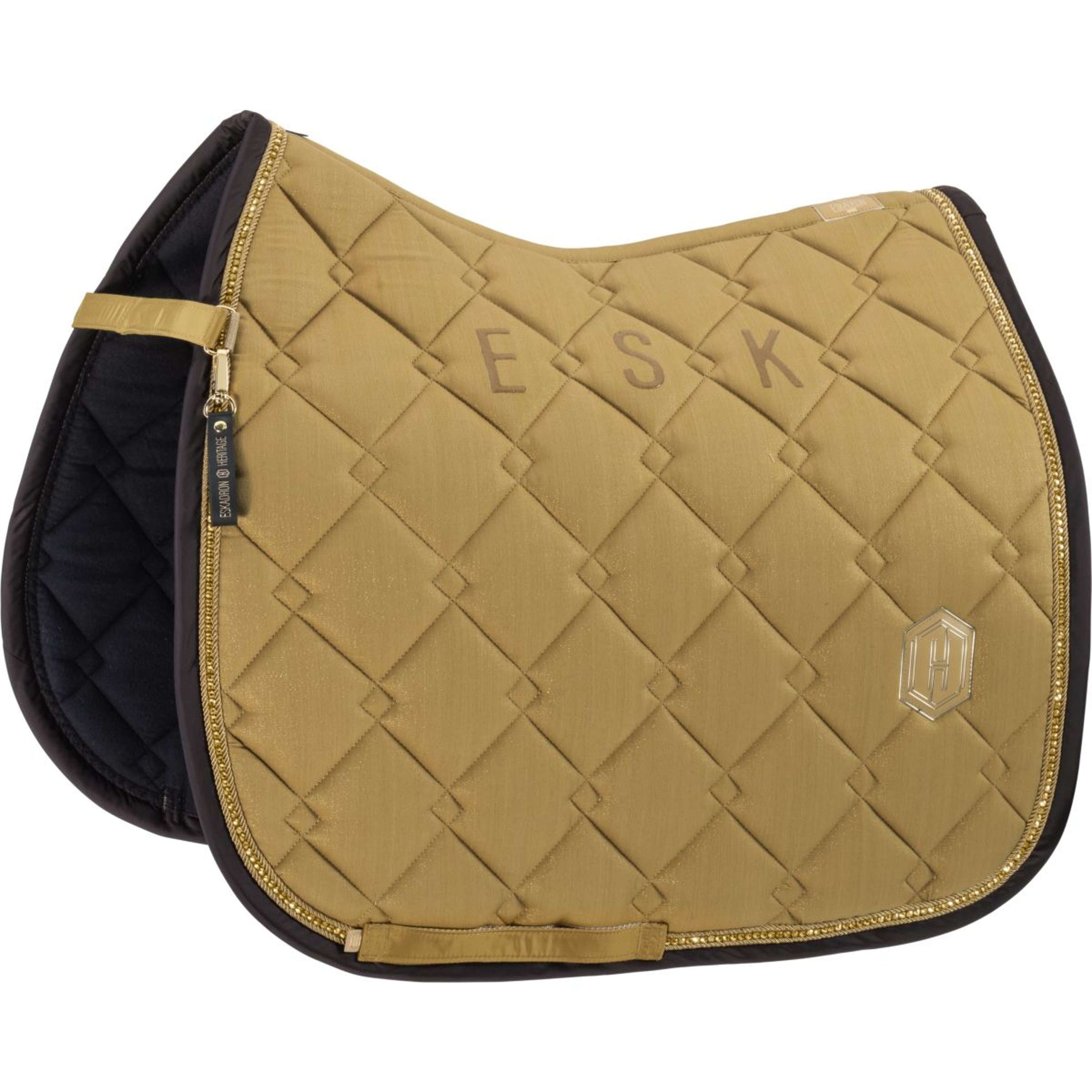 Eskadron Zadeldekje Heritage Cotton Glitter Crystal Dressuur Cardamom