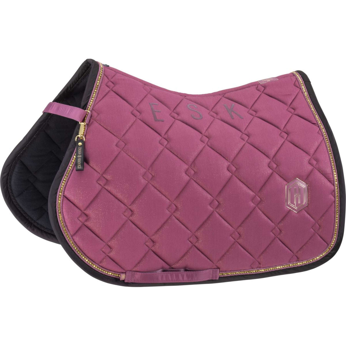 Eskadron Zadeldekje Heritage Cotton Glitter Crystal Veelzijdigheid Wildberry