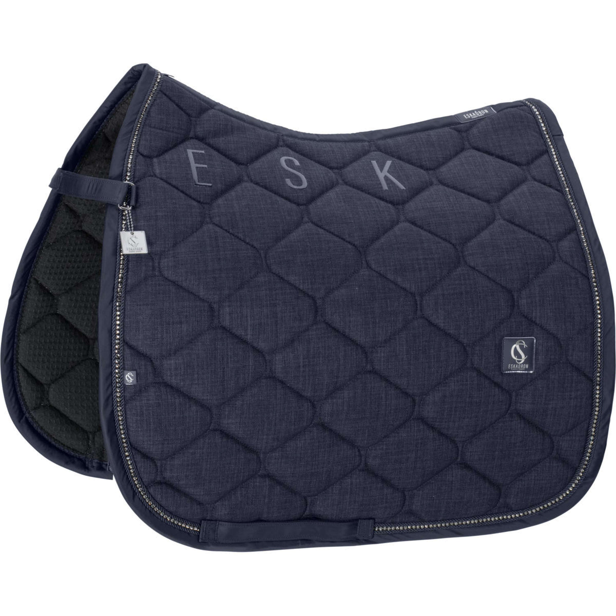 Eskadron Zadeldekje Classic Sports Bouclé Crustal Dressuur Navy