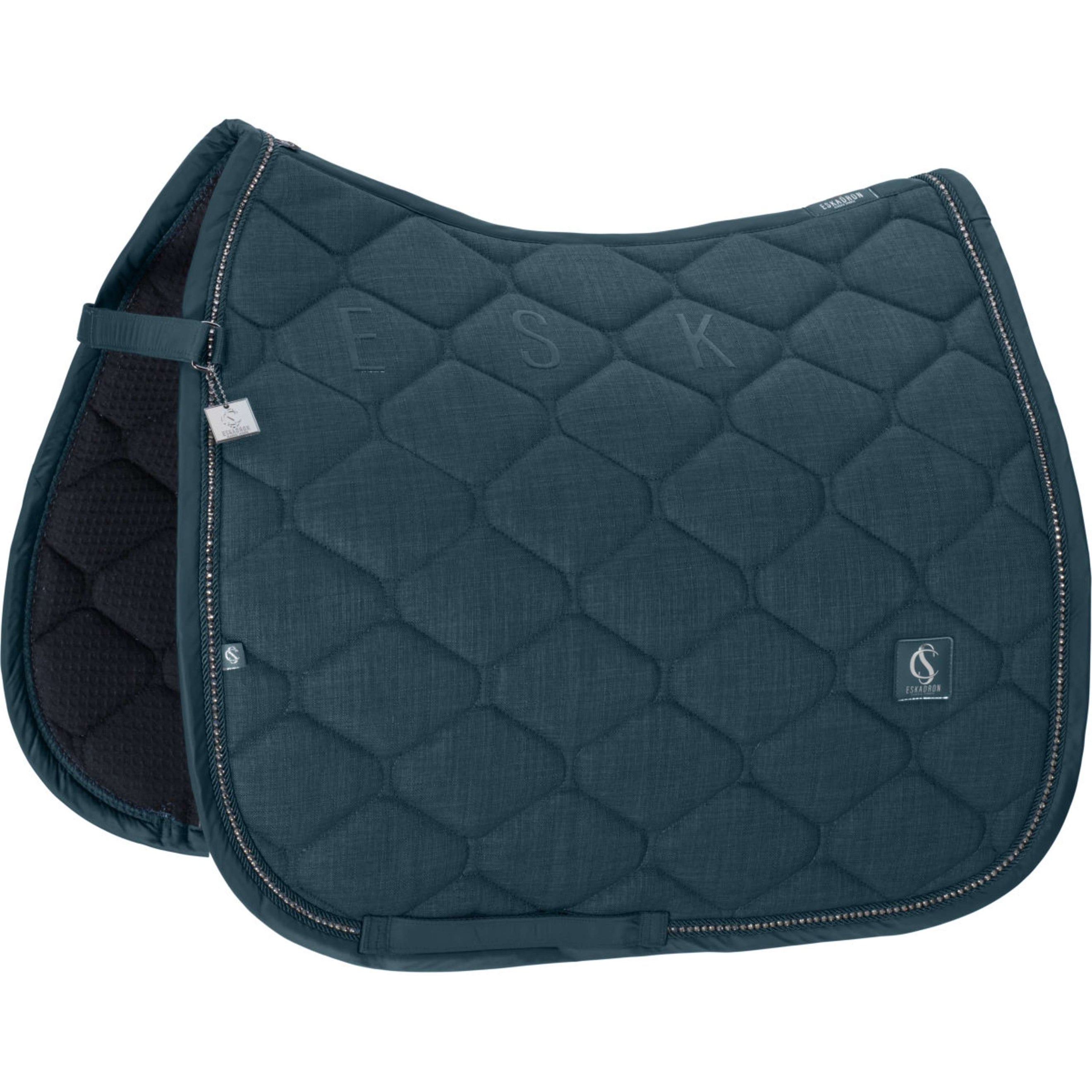 Eskadron Zadeldekje Classic Sports Bouclé Crustal Dressuur Ocean