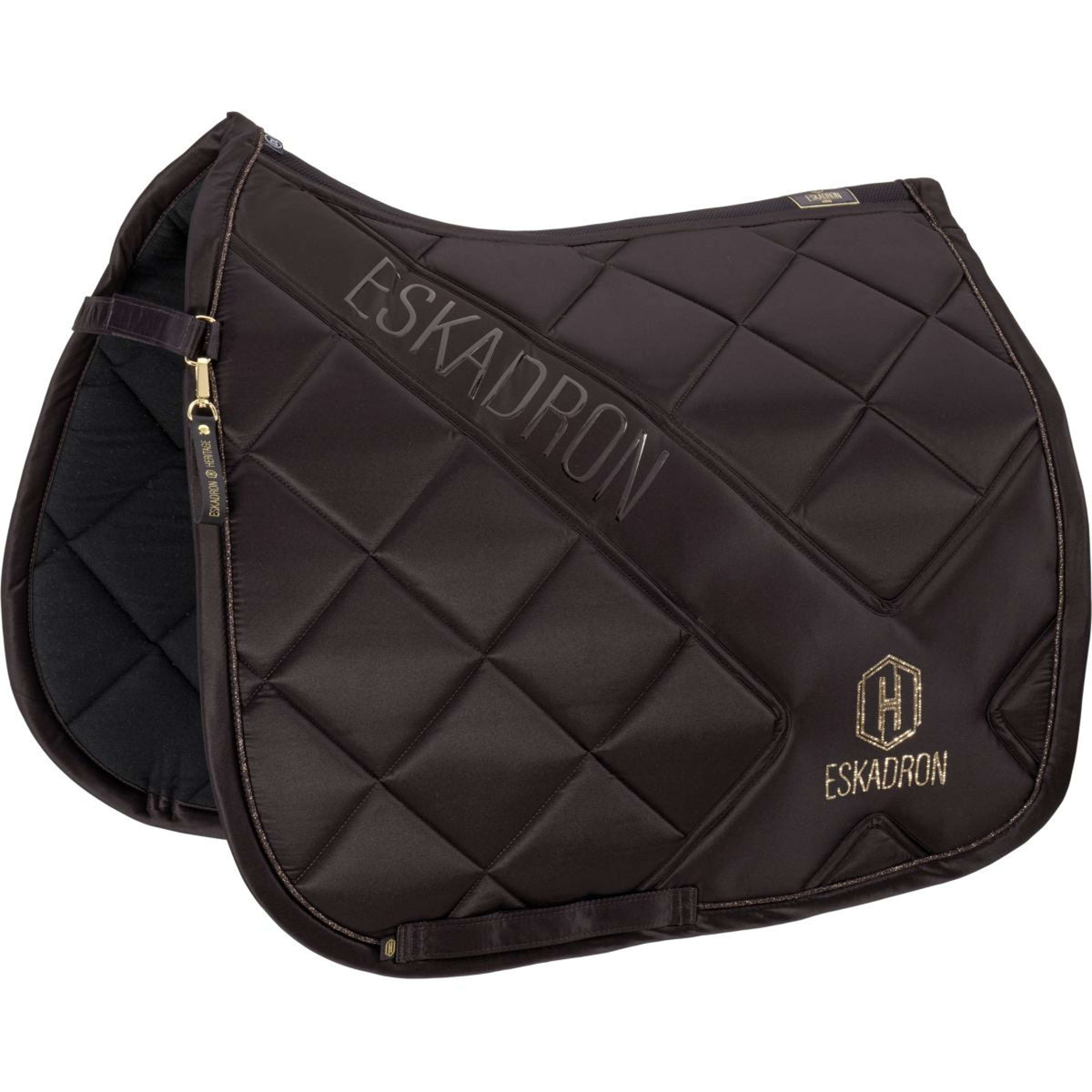 Eskadron Zadeldekje Heritage Bicross Mattgloss Dressuur Black Truffle