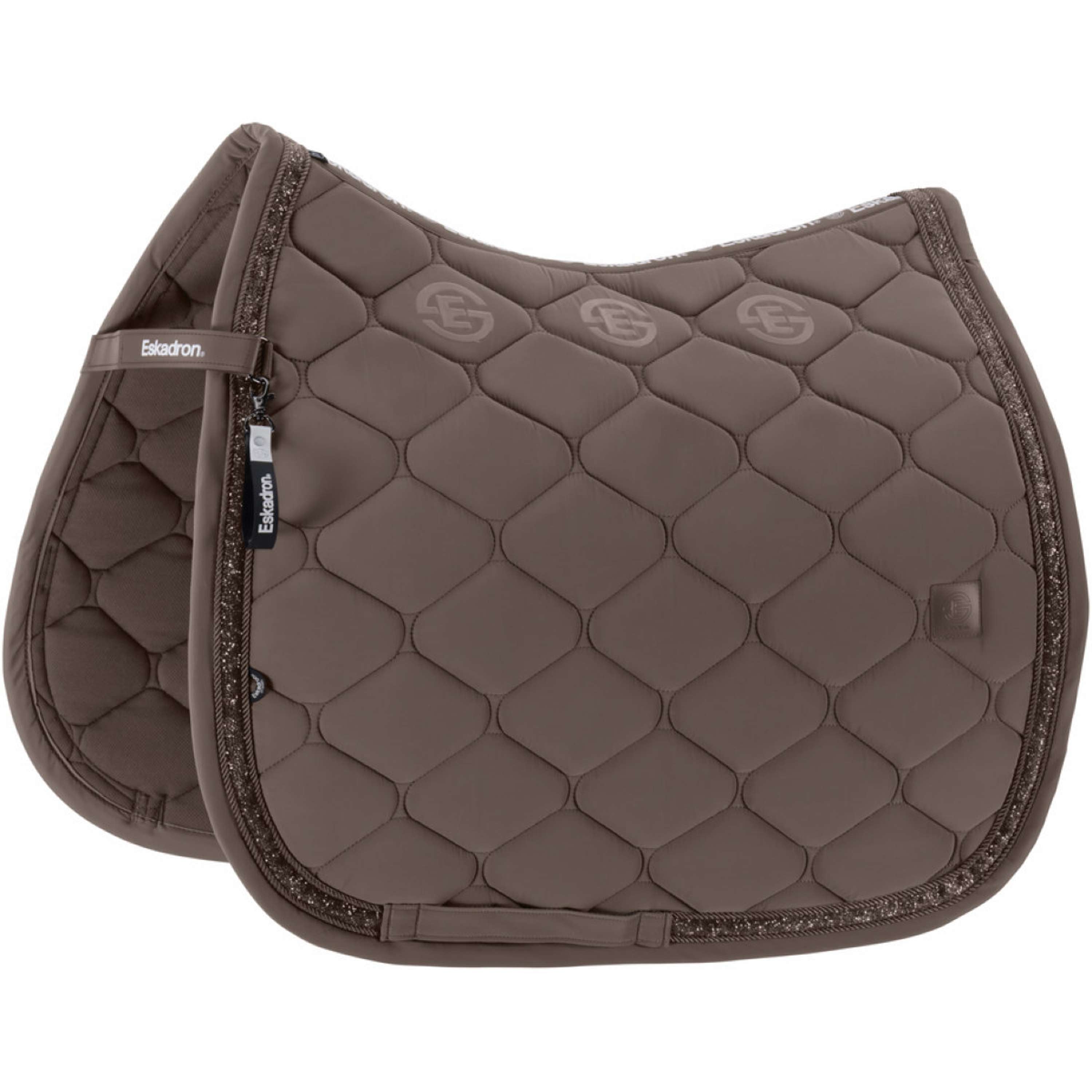 Eskadron Zadeldekje Dynamics Silk Jewel Dressuur Powdertaupe