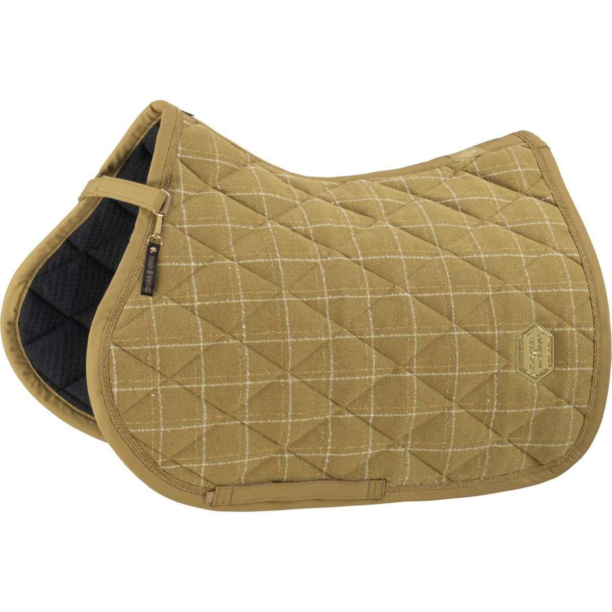 Eskadron Zadeldekje Heritage Bouclé Emblem Veelzijdigheid Cardamom