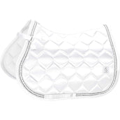 Eskadron Zadeldekje Classic Sports Satin Frills Veelzijdigheid Wit