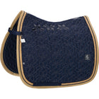 Eskadron Zadeldekje Classic Sports Glossy Jewel Contrast Dressuur Navy