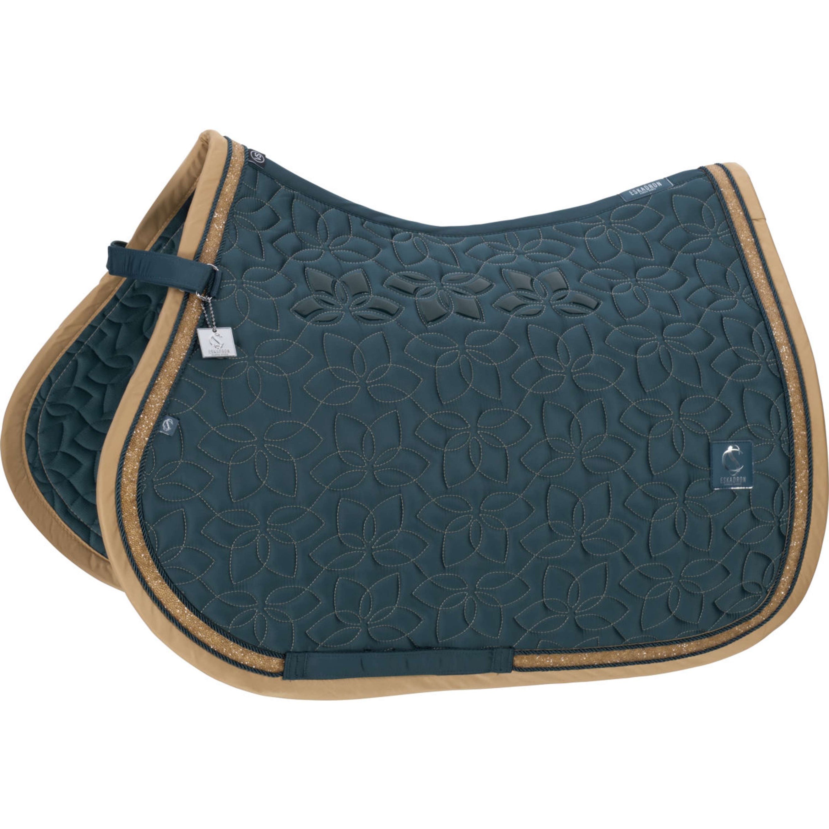 Eskadron Zadeldekje Classic Sports Glossy Jewel Contrast Veelzijdigheid Ocean