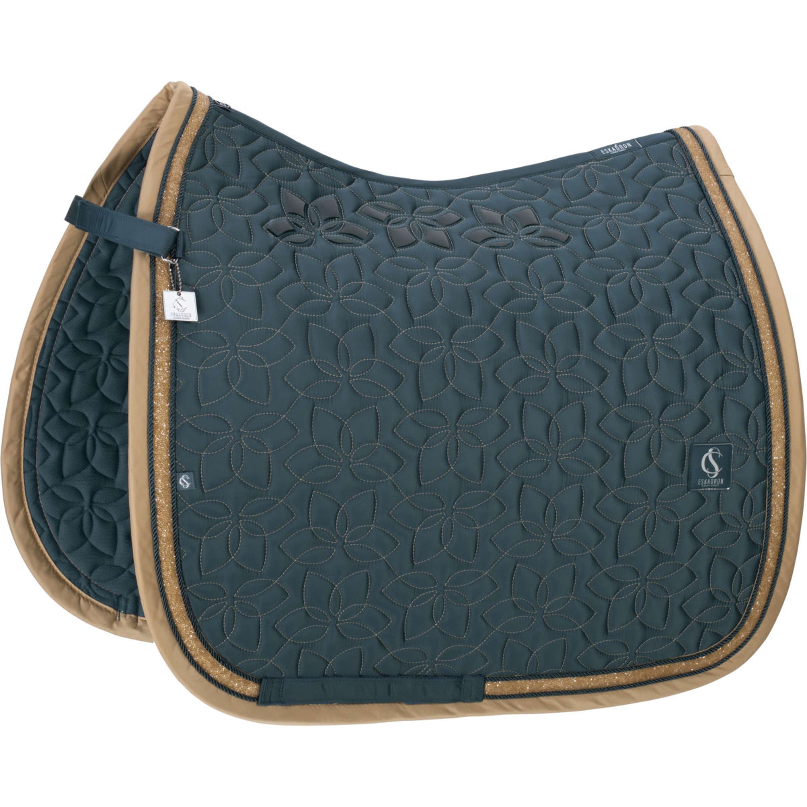 Eskadron Zadeldekje Classic Sports Glossy Jewel Contrast Dressuur Ocean