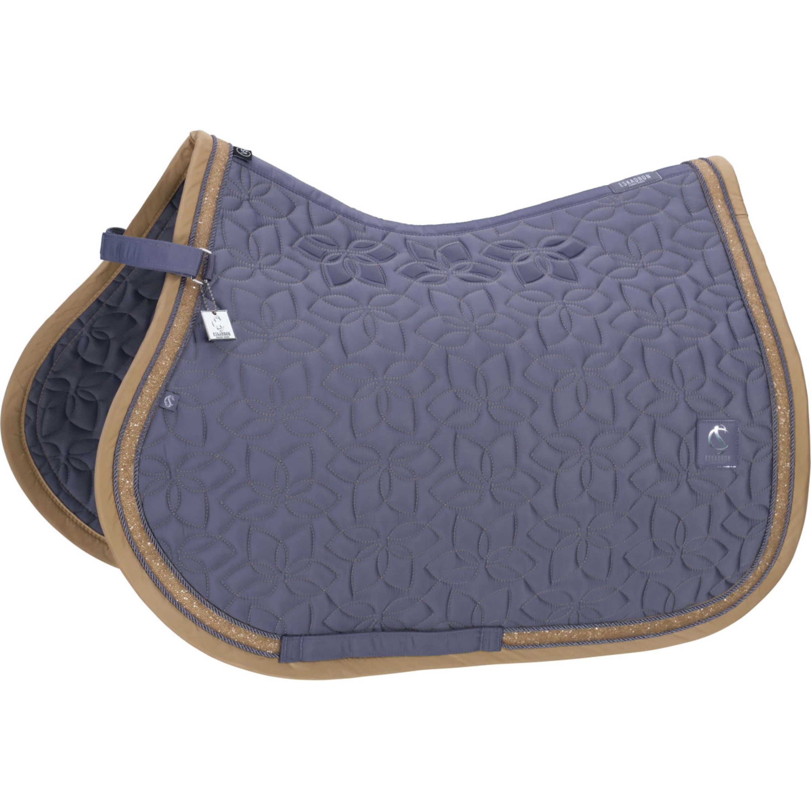 Eskadron Zadeldekje Classic Sports Glossy Jewel Contrast Veelzijdigheid Orchid