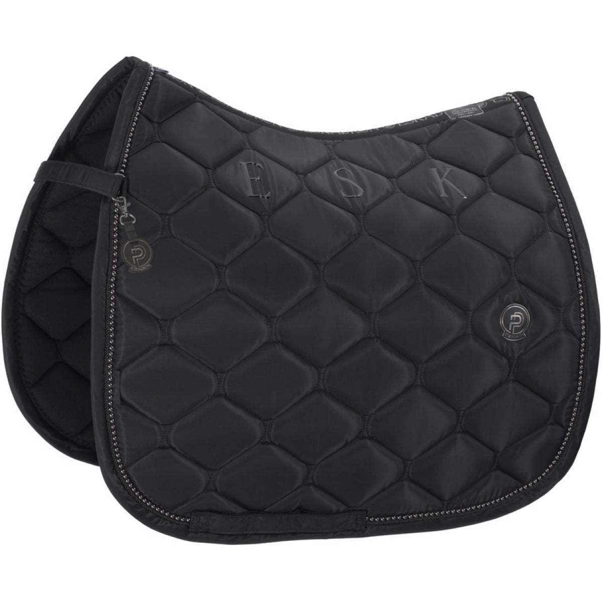 Eskadron Zadeldekje Highgloss Pearls Platinum '25 Dressuur Zwart