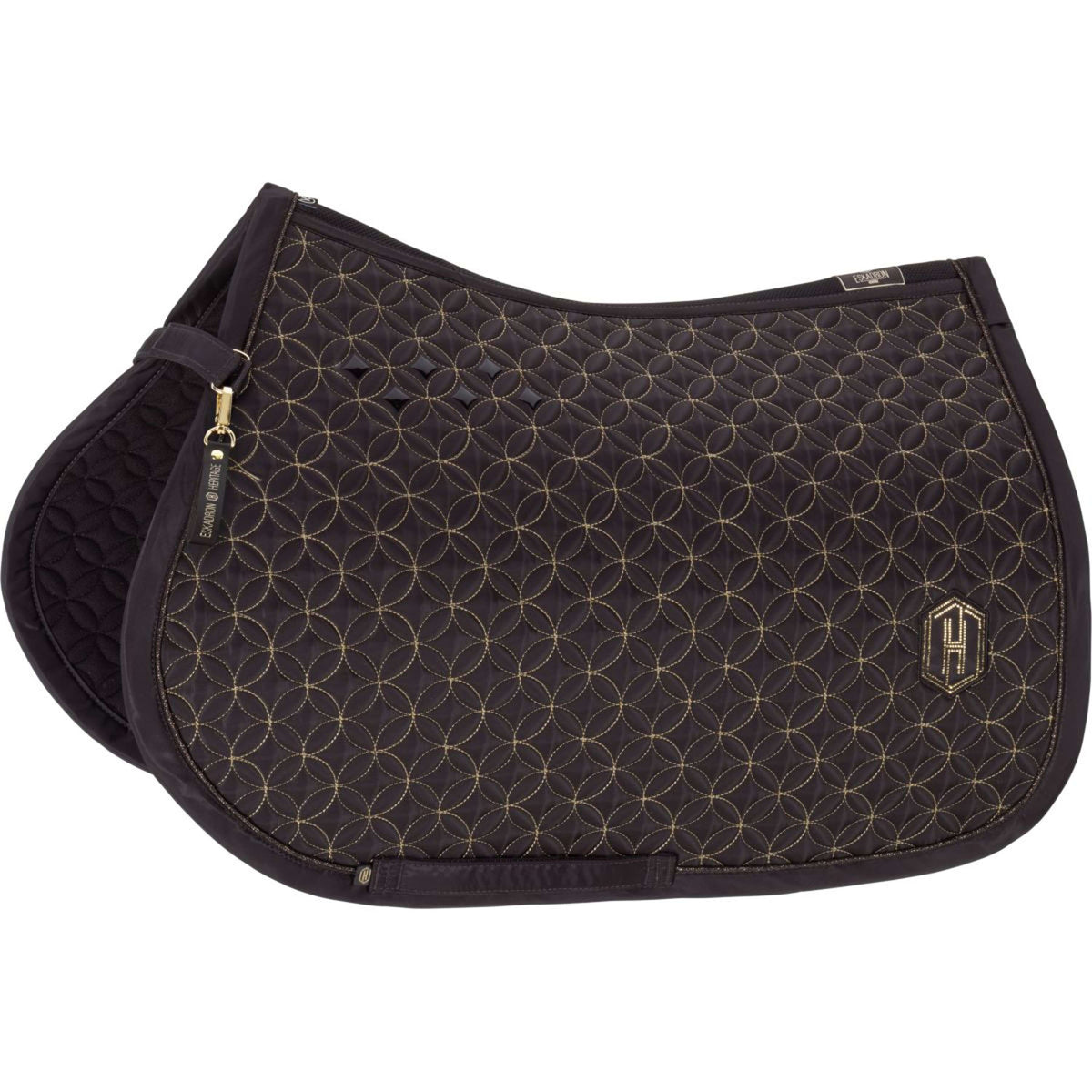 Eskadron Zadeldekje Heritage Highgloss Contrast Veelzijdigheid Black Truffle