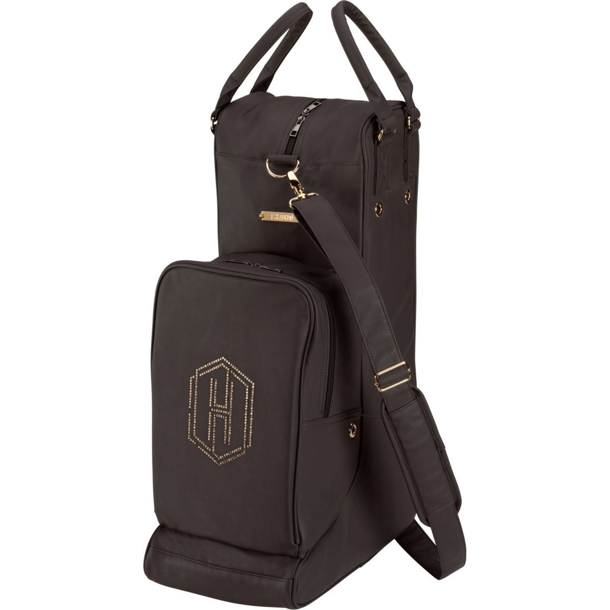 Eskadron Cap/Laarzentas Heritage Faux Leather Black Truffle