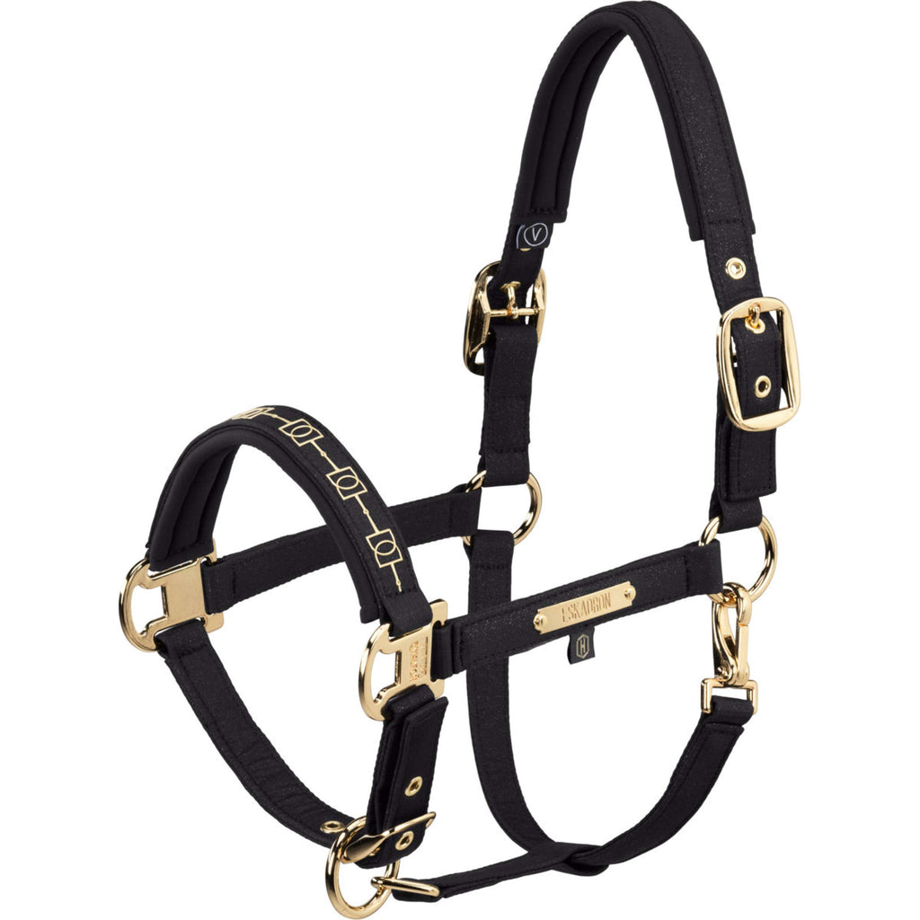 Eskadron Halster Heritage Sparkle Double Pin Zwart