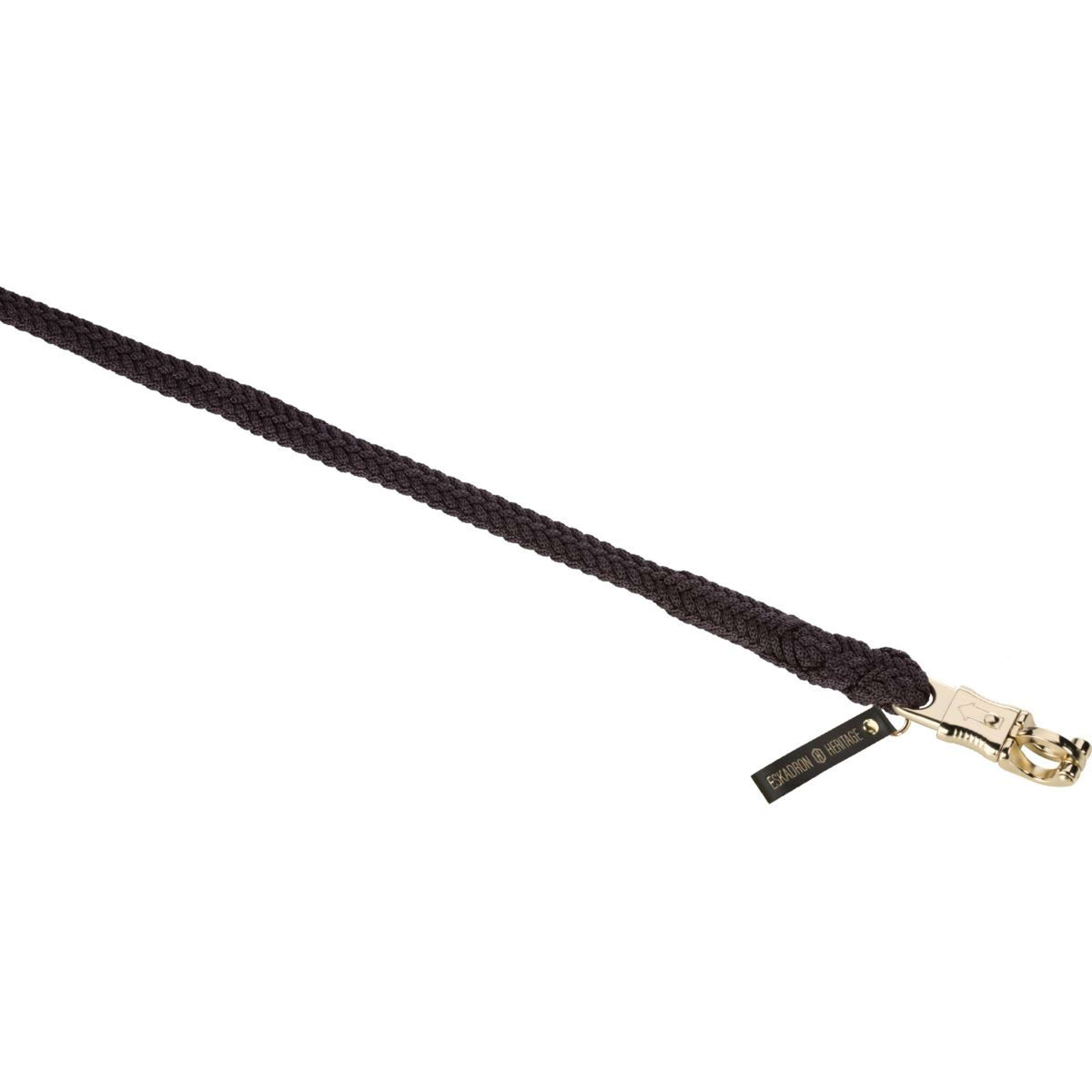 Eskadron Halstertouw Heritage Duralastic Panic Hook Black Truffle