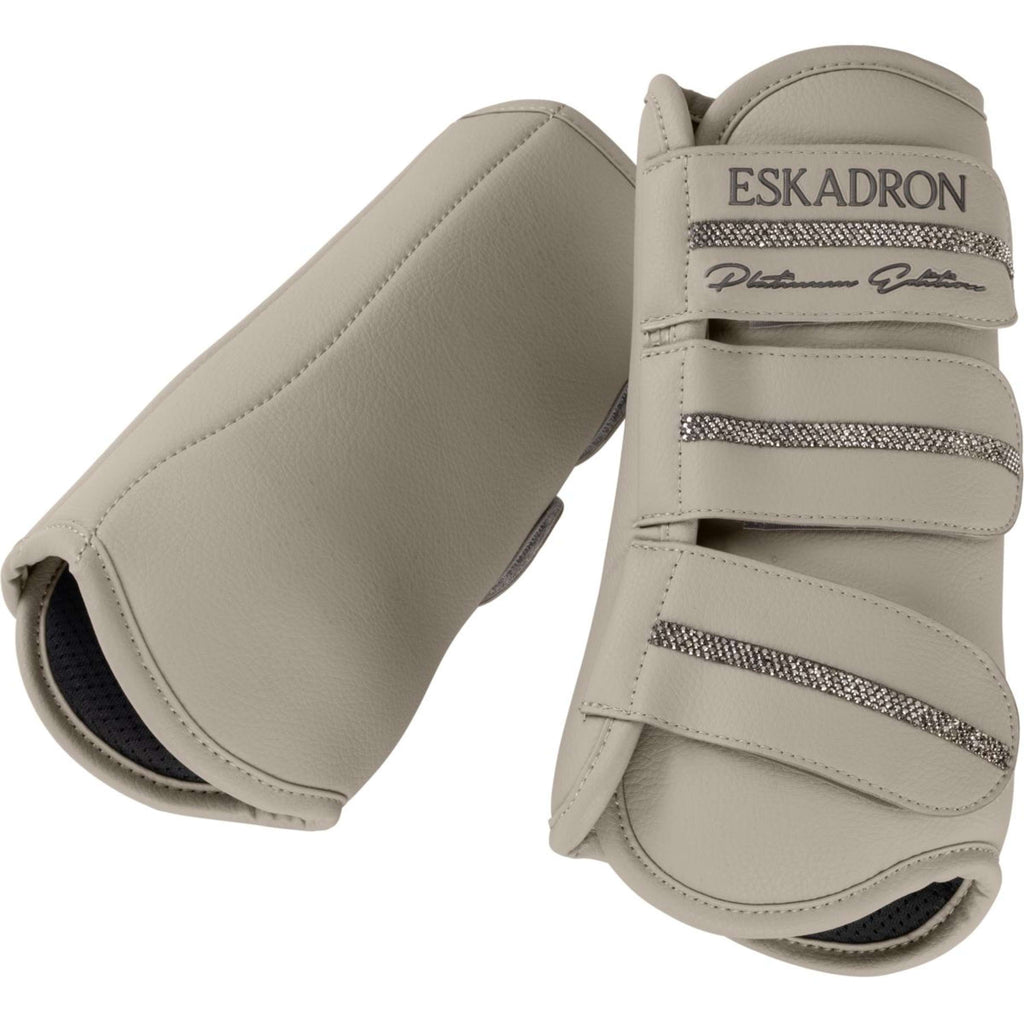 Eskadron Beenbeschermers Platinum '26 Allround Faux Leather Front Pale Grey