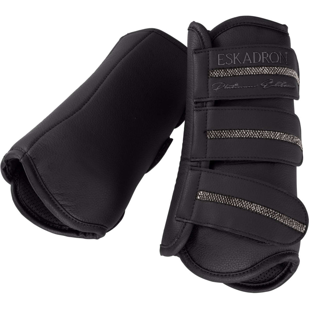 Eskadron Beenbeschermers Platinum '26 Allround Faux Leather Front Zwart