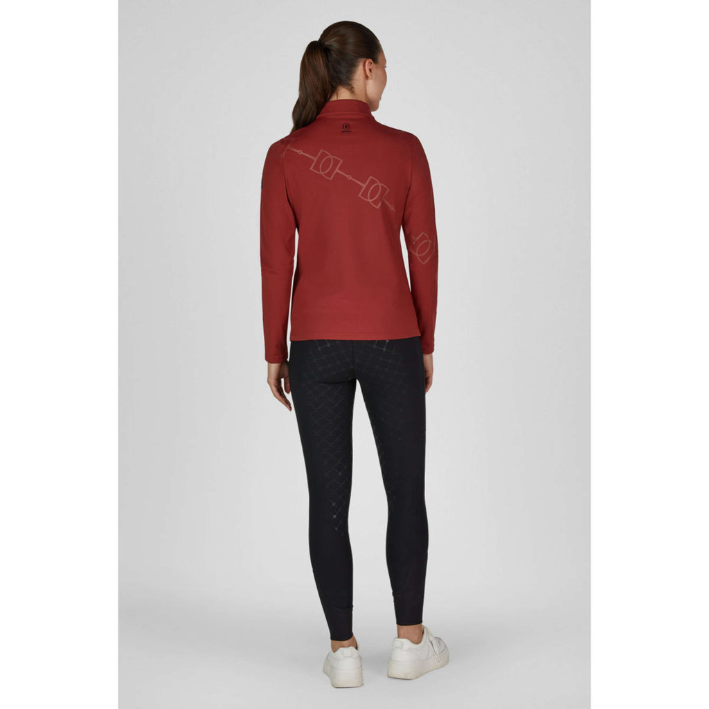 Eskadron Shirt Heritage Half-Zip Merlot