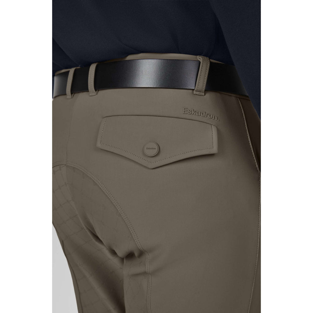 Eskadron Rijbroek Dynamics Full Grip Heren Powdertaupe