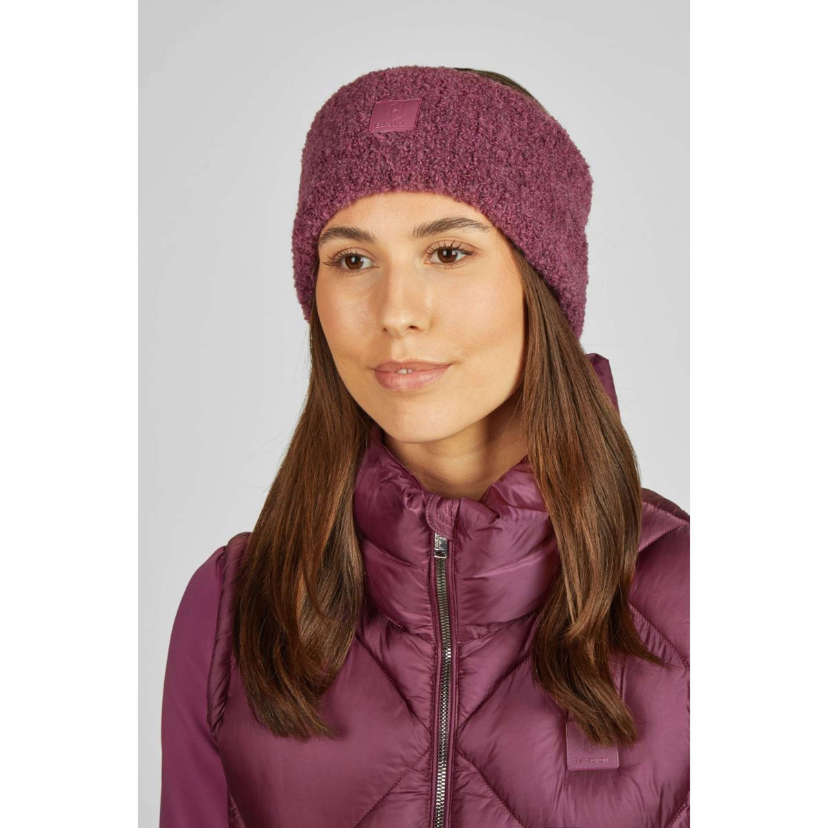 Eskadron Hoofdband Heritage Bouclé Wildberry