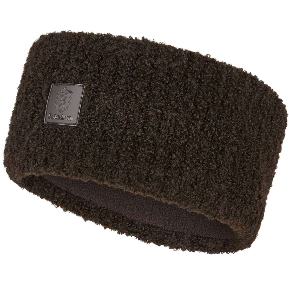 Eskadron Hoofdband Heritage Bouclé Black Truffle