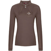 Fair Play Shirt Paula Lange Mouwen Grijs/Taupe