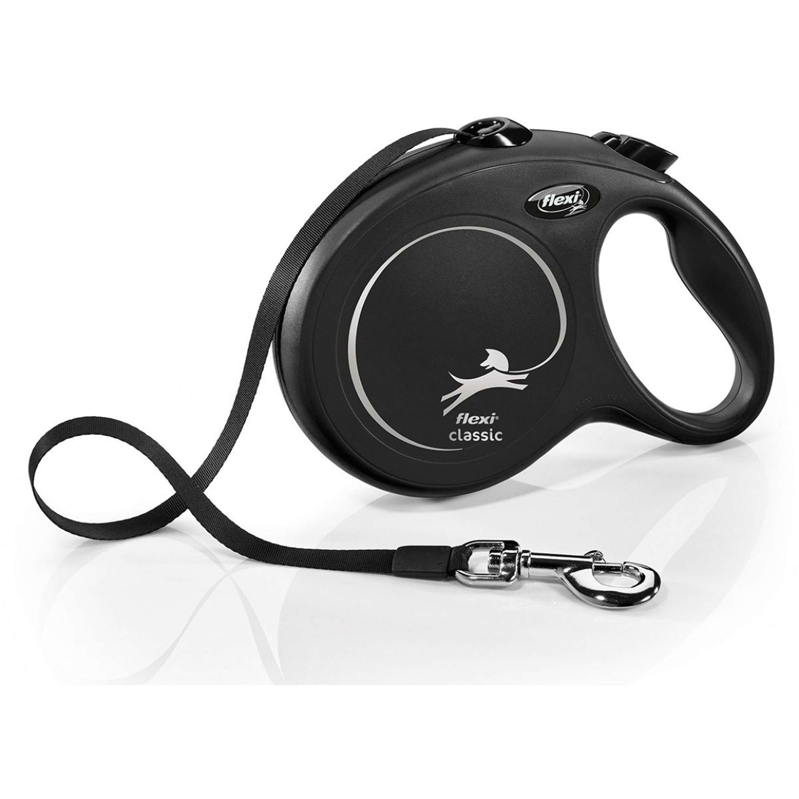 Flexi Riem New Classic Zwart