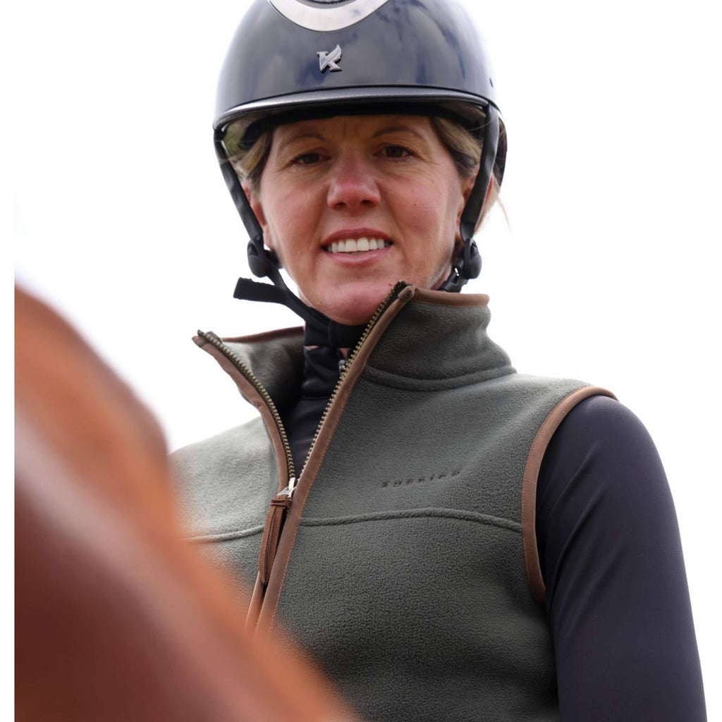 Aubrion by Shires Bodywarmer Original Fleece Groen