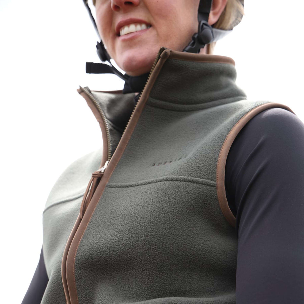 Aubrion by Shires Bodywarmer Original Fleece Groen