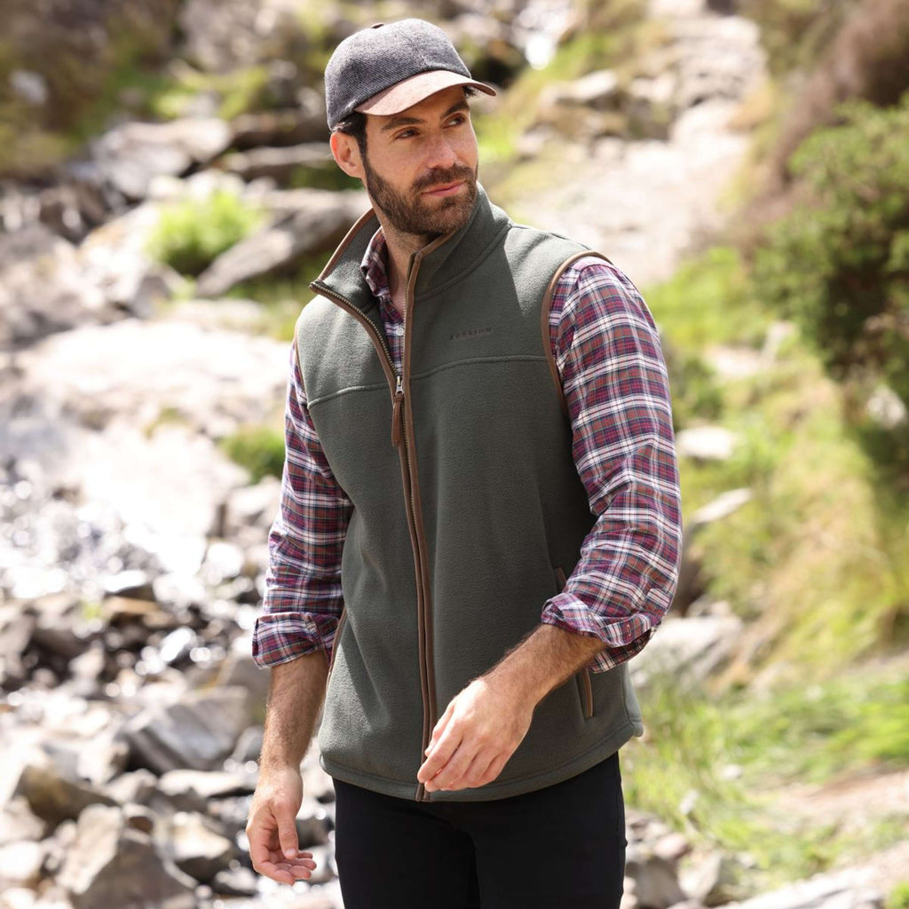 Aubrion by Shires Bodywarmer Original Fleece Groen