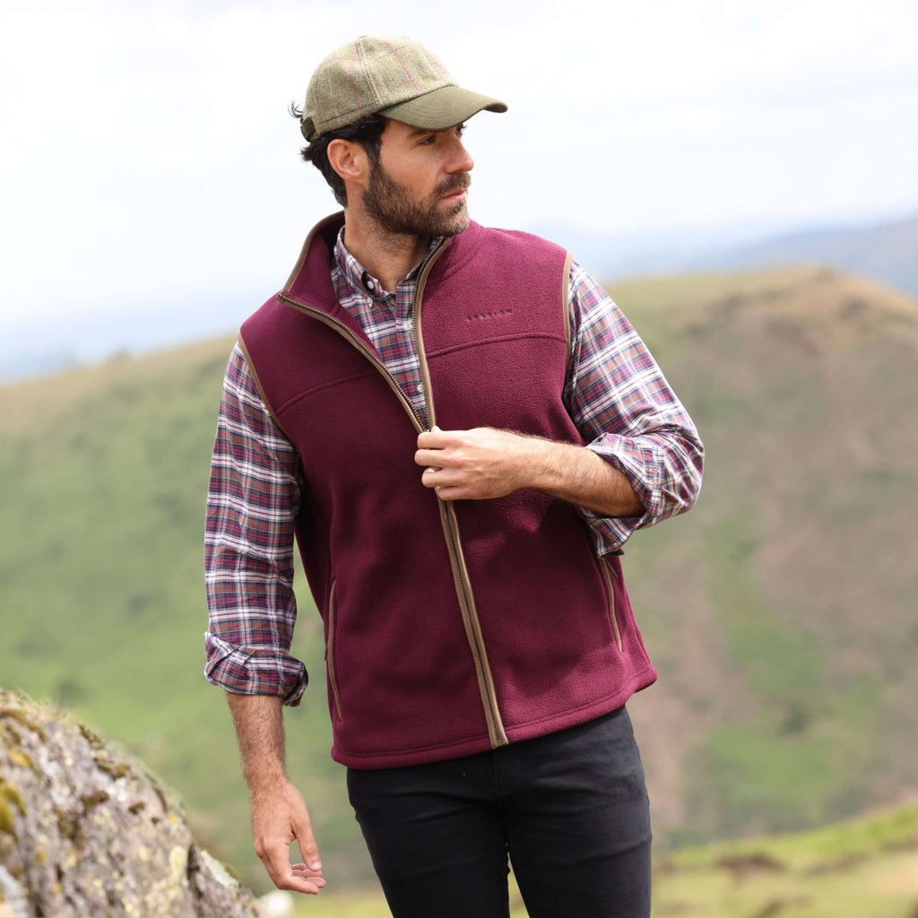 Aubrion by Shires Bodywarmer Original Fleece Maroon