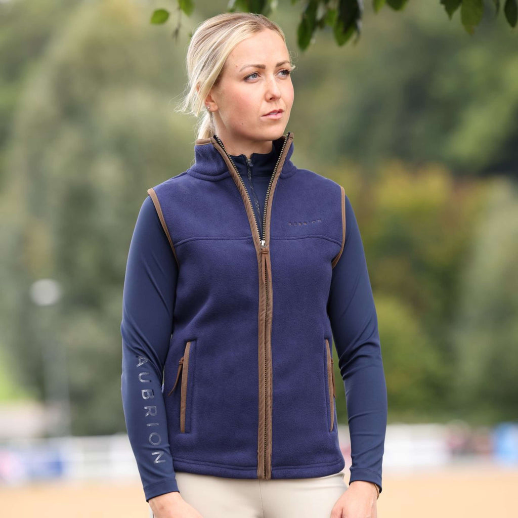 Aubrion by Shires Bodywarmer Original Fleece Navy